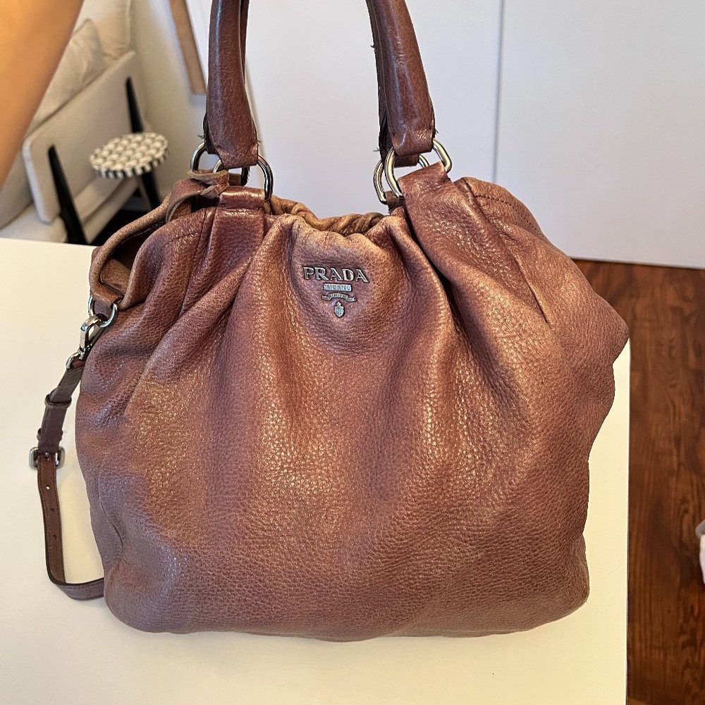Prada Slouchy Hobo Shoulder Bag | The Original Deerskin Vintage
